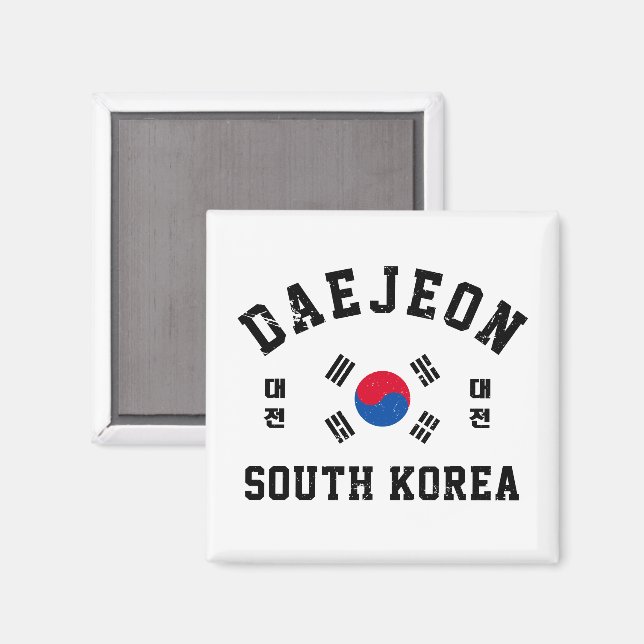 Imán Daejeon Corea del Sur (Anverso/Reverso)