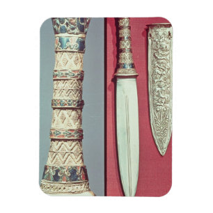 Imán Daga y envoltura, tesoro de Tutankhamun, c.13 del