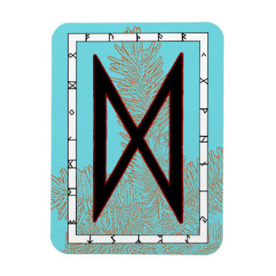 Imán Dagaz Viking Rune Magnet - ¡Avance!