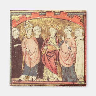Imán Dagobert I, rey de las cartas francas que reciben