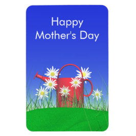 Imán Daisies de Día de la Madre y latas de agua