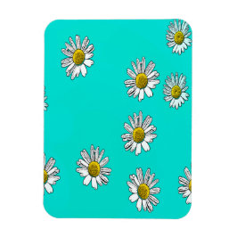 Imán Daisies dibujado