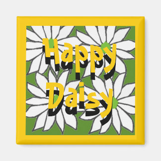 Imán daisies, HappyDaisy, HappyDaisy
