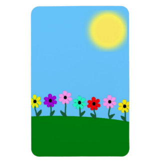 Imán Daisises coloridos