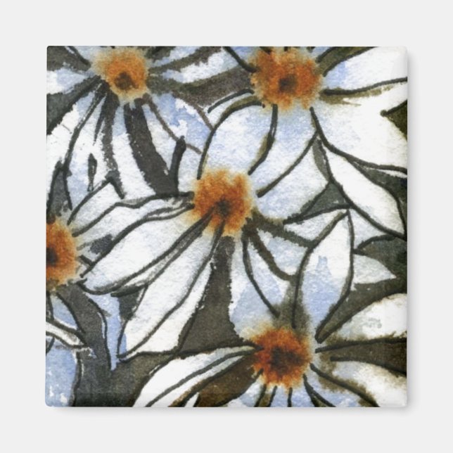 Imán "Daisy #2" Magnet floral (Frente)