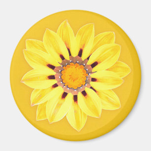 Imán Daisy africano / Gazania - Oro mostaza