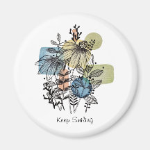 Daisy Doodle En Tinta Y Acuarela