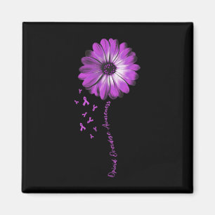 Imán Daisy Flower Opioide Overdoose Awareness Gifts