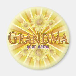 Imán Daisy Grandma Magnet