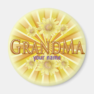 Imán Daisy Grandma Magnet