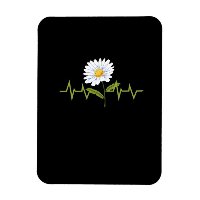 Imán Daisy Heartbeat (Vertical)
