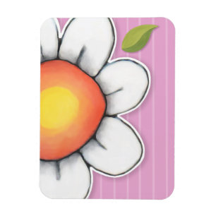 Imán Daisy Joy pink Premium Magnet