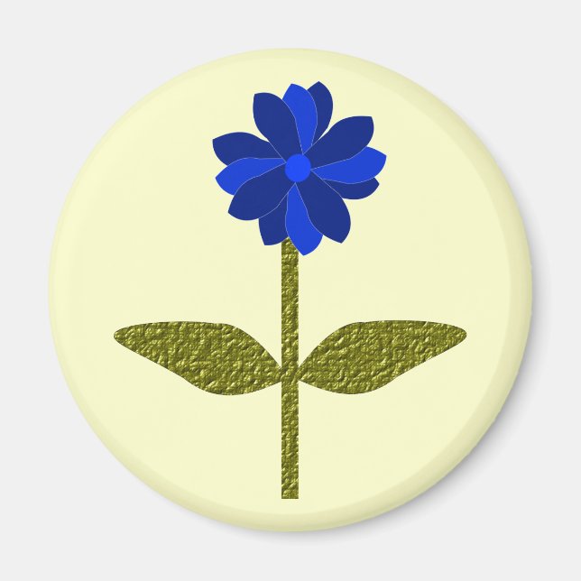 Imán Daisy Ocean Blue Magnet (Frente)