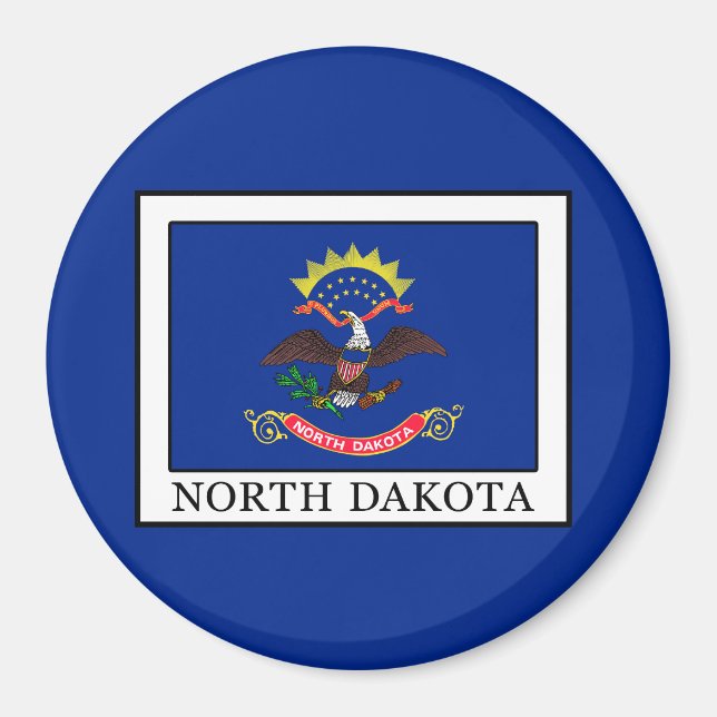Imán Dakota del Norte (Frente)