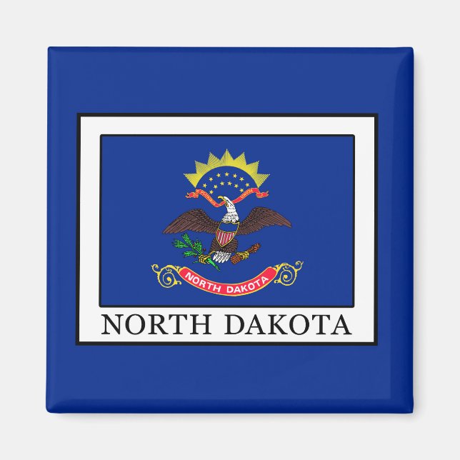 Imán Dakota del Norte (Frente)
