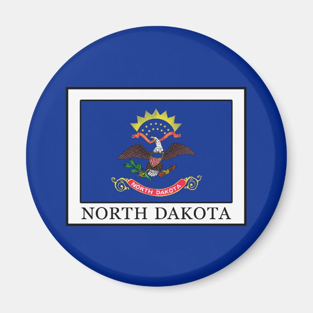 Imán Dakota del Norte (Frente)
