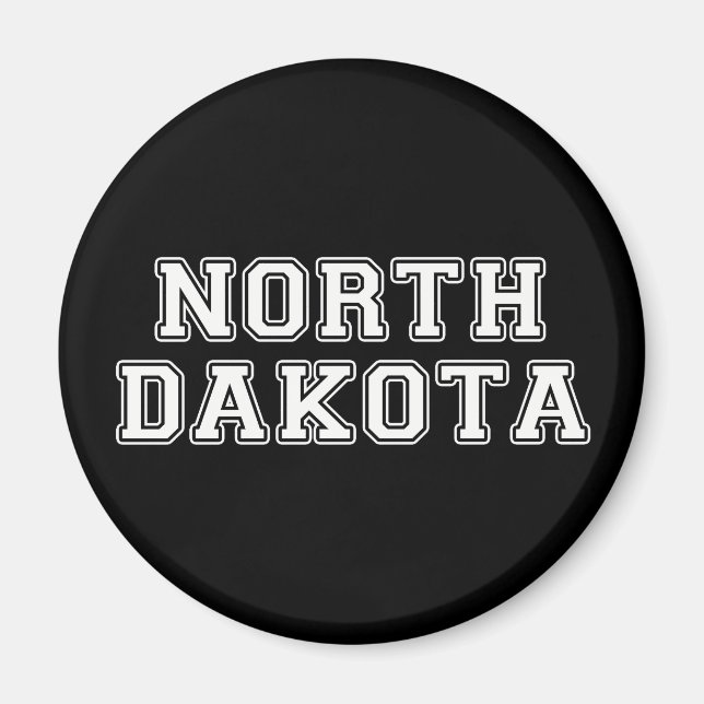 Imán Dakota del Norte (Frente)