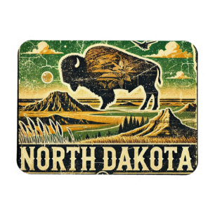 Imán Dakota del Norte de Grunge en problemas