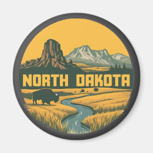 Imán Dakota del Norte Estados Unidos de América