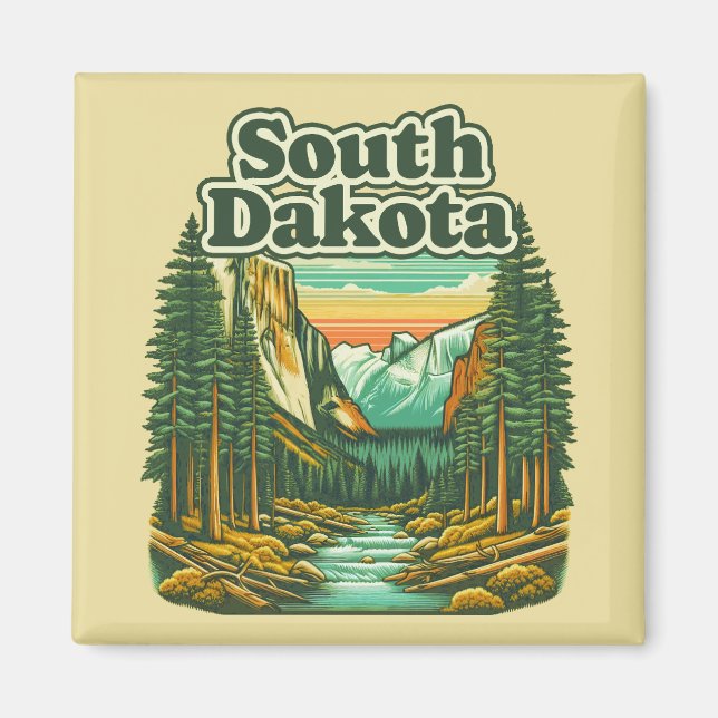 Imán Dakota del Sur (Frente)