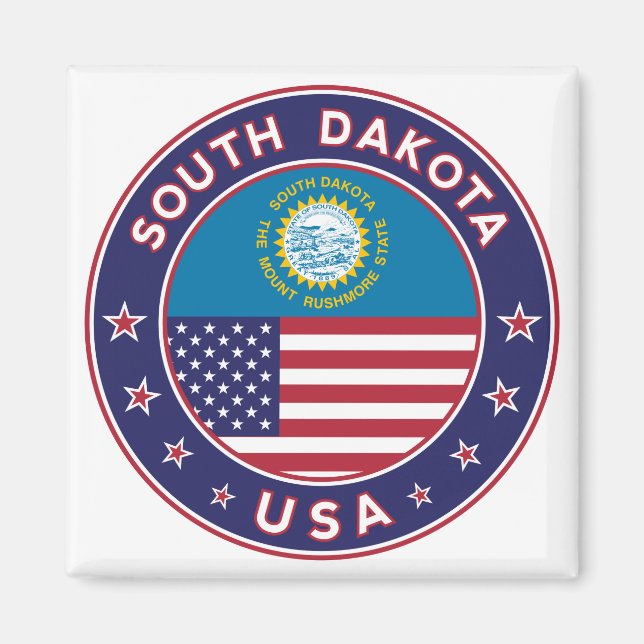 Imán Dakota del Sur (Frente)