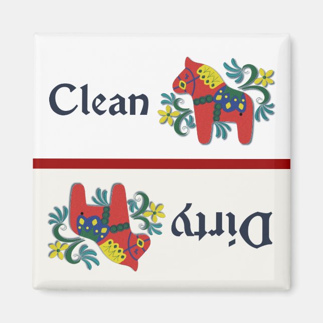 Imán Dala Horse Dishlavavajillas Ayudante (Frente)