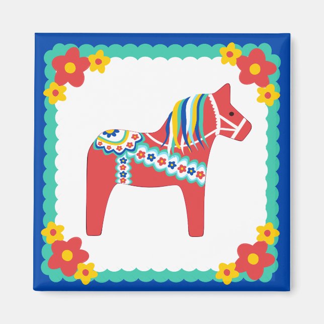 Imán Dala Horse Magnet (Frente)