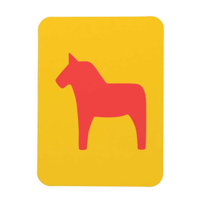 Imán Dala Horse Photo Magnet (Vertical)