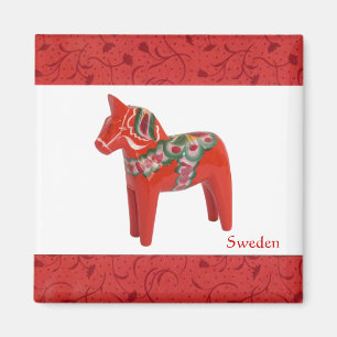 Imán Dala Horse Scandinavian de Suecia