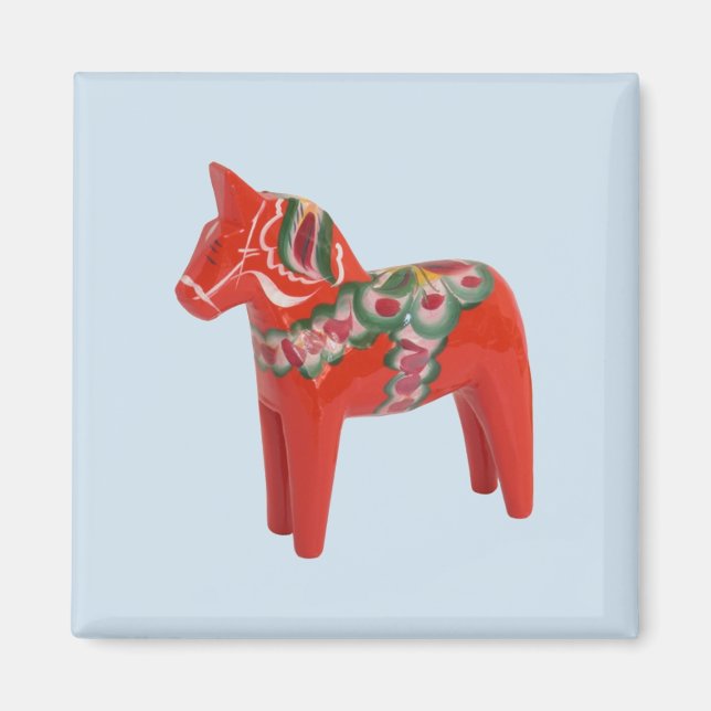 Imán Dala Horse Scandinavian de Suecia (Frente)
