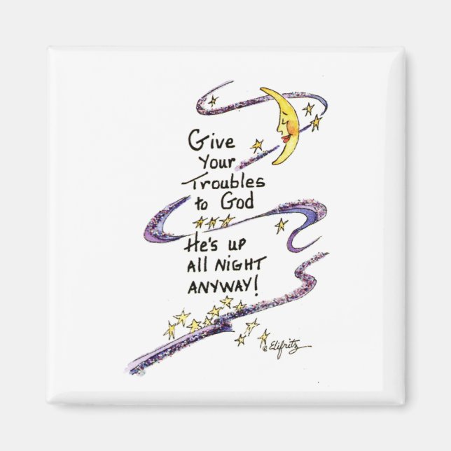 Imán Dale tus problemas a Dios (Frente)