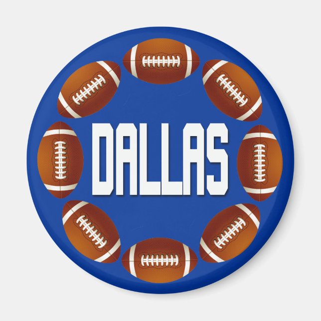 IMÁN DALLAS FOOTBALL CIRCLE (Frente)