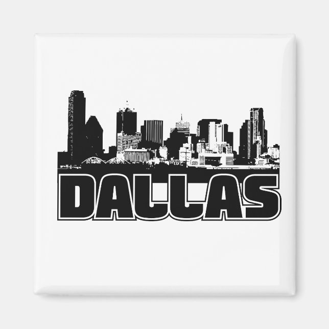 Imán Dallas Skyline (Frente)