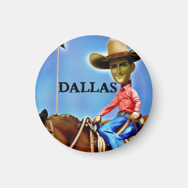 Imán Dallas, Texas Magnet (Frente)
