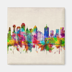 Imán Dallas Texas Skyline