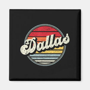 Imán Dallas Texas Tx Home State Guay 70s Style Sunset M