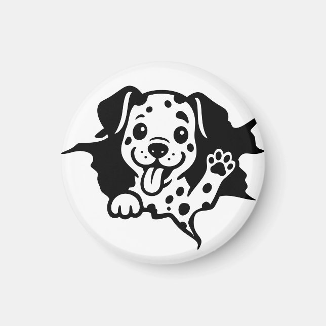 Imán Dálmata, Cachorro, Dibujos animados (Frente)
