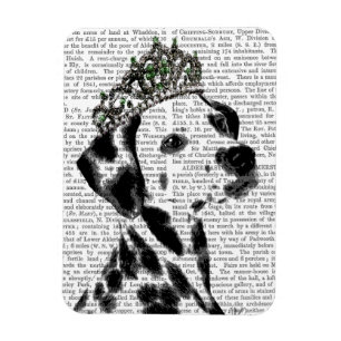 Imán Dalmatian con Tiara 2