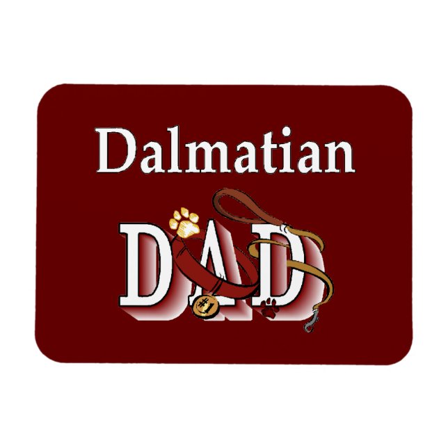 Imán Dalmatian Dad (Horizontal)