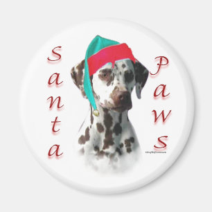 Imán Dalmatian (hígado) Santa Paws