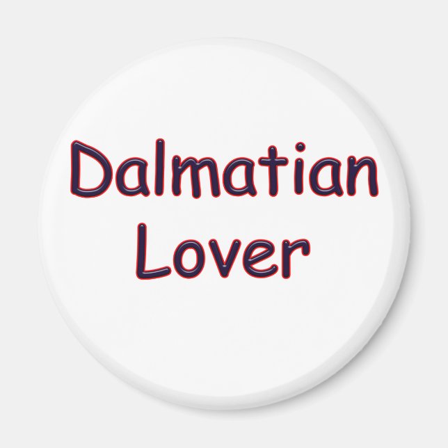 Imán Dalmatian Lover (Frente)