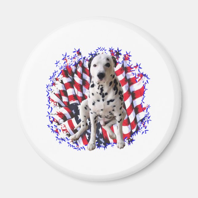Imán Dalmatian Patriot (Frente)