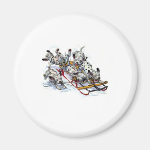 Imán Dalmatian Pups