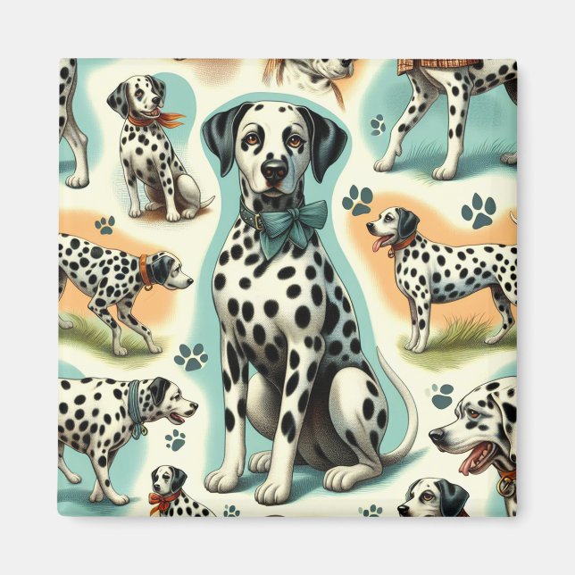 Imán Dalmatiano sin foco (Frente)
