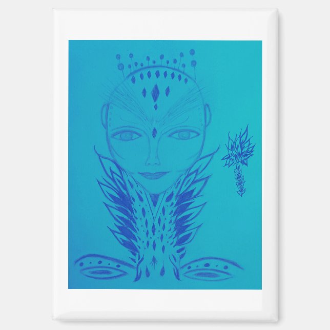 Imán Dama (Anverso)