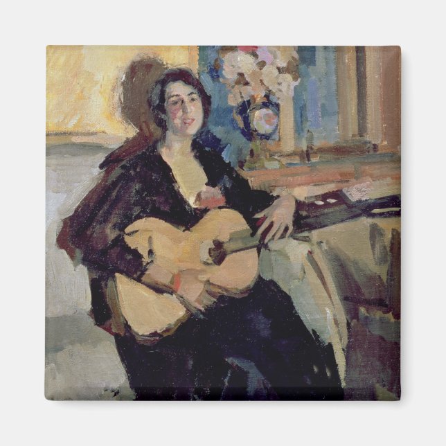 Imán Dama con guitarra, 1911 (Frente)