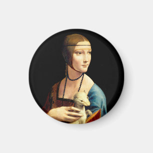 Imán Dama con un armiño por Leonardo Da Vinci