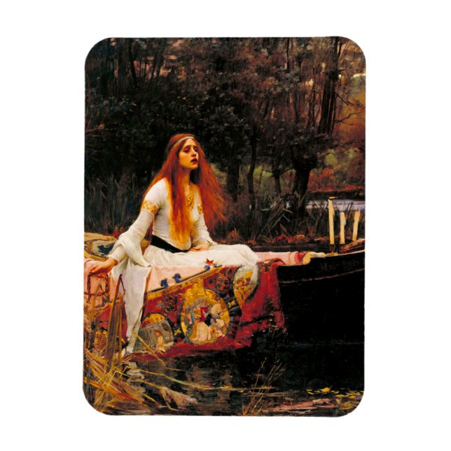 Imán Dama de Castillo de Shalott (Vertical)