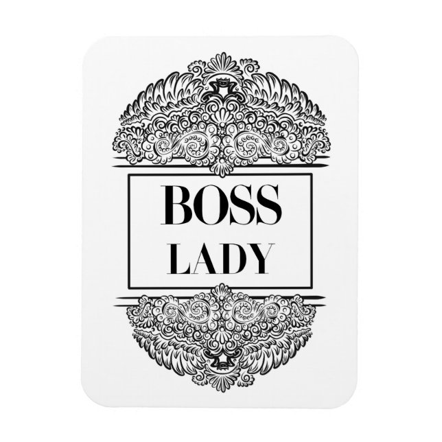 Imán Dama de Jefe - Empoderamiento elegante (Vertical)