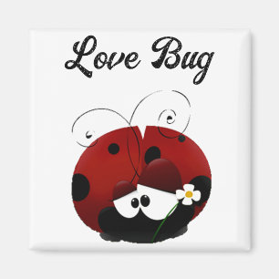 Imán Dama Del Amor Bicho Cute Dibujos Animados San Vale
